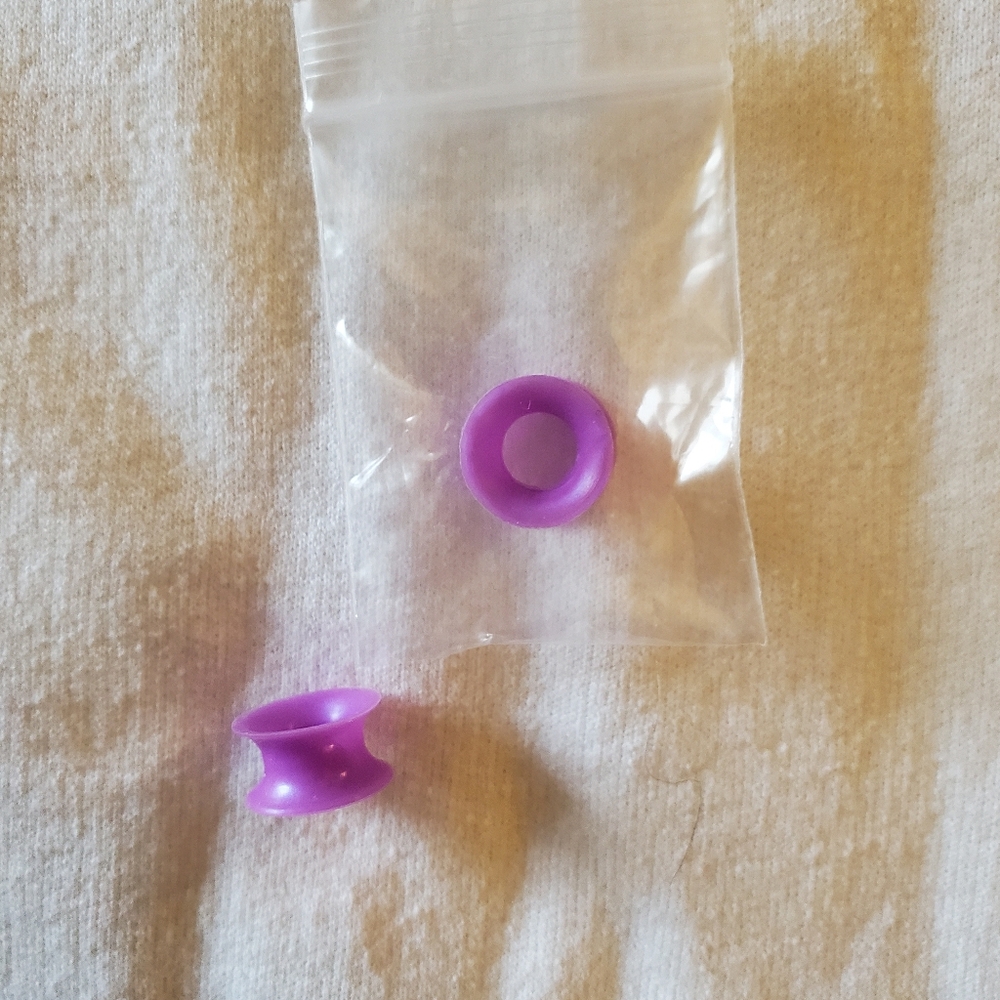 Purple Silicone 00G Ear Plugs